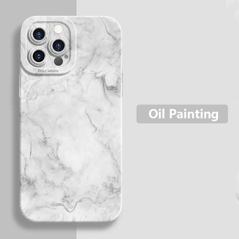 Oil Painting Flower Matte Case For Samsung