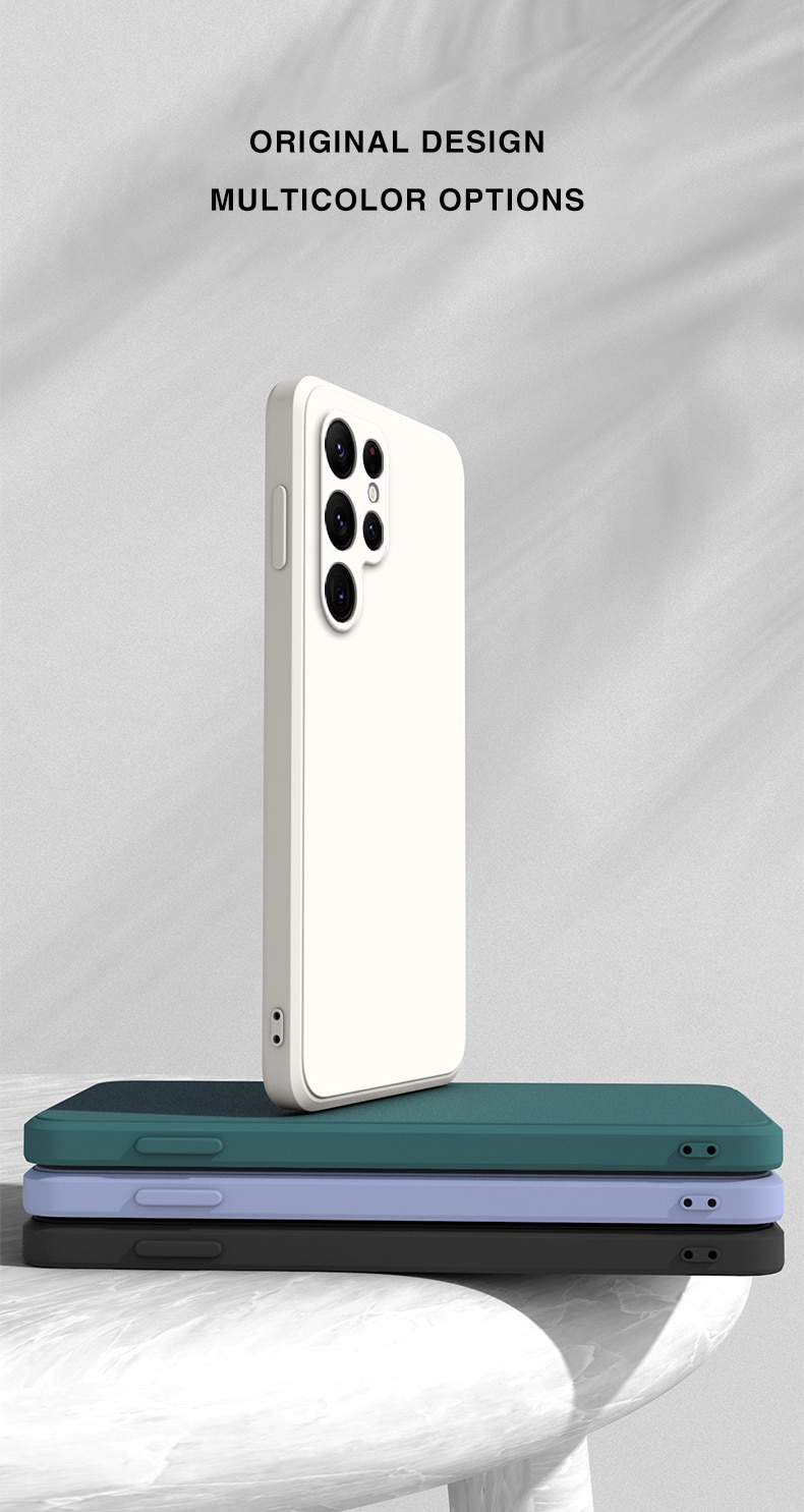 Liquid Silicone Soft Case For Samsung