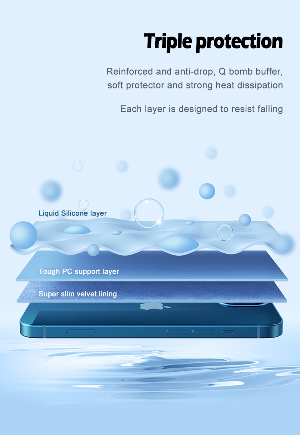 Liquid Magnetic Silicone Case For iPhone