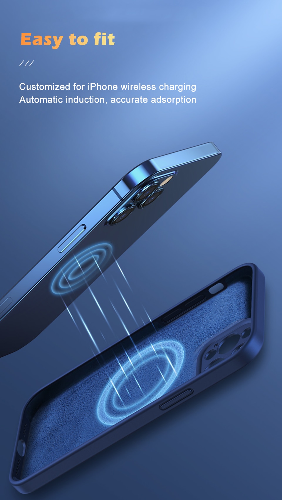 Liquid Silicone Magnetic Case For iPhone