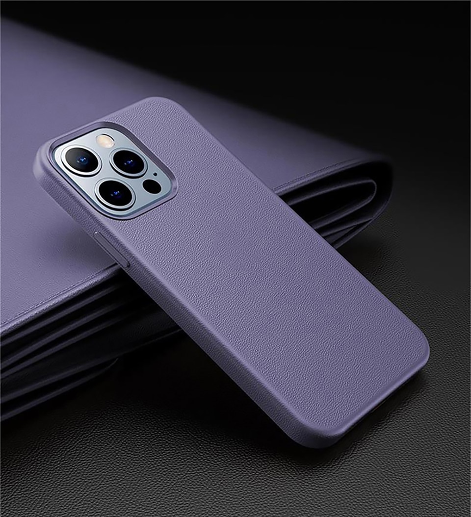 Magnetic Animated Leather Case For iPhone