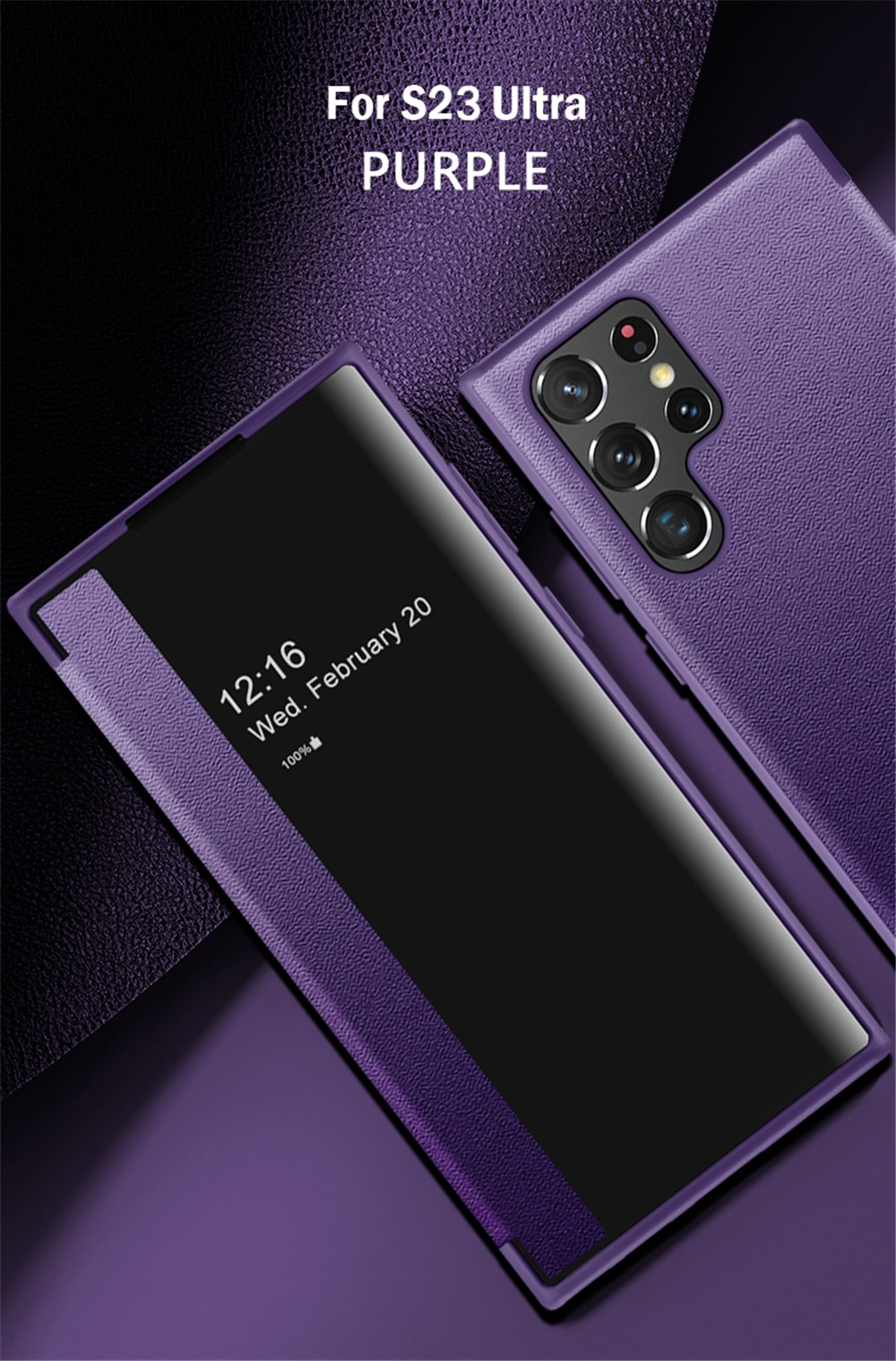 Business Leather Flip Case For Samsung