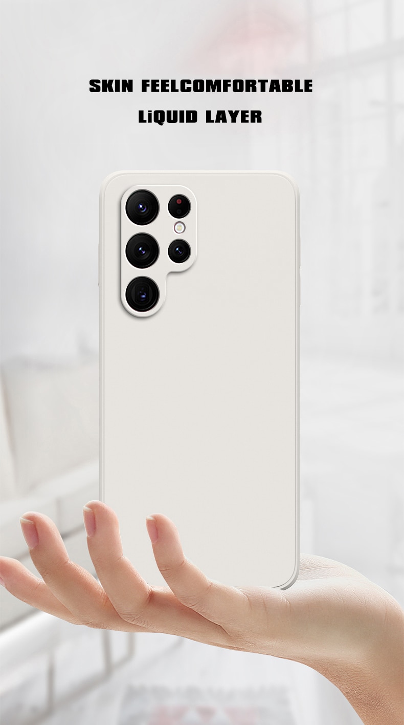 Liquid Silicone Soft Case For Samsung