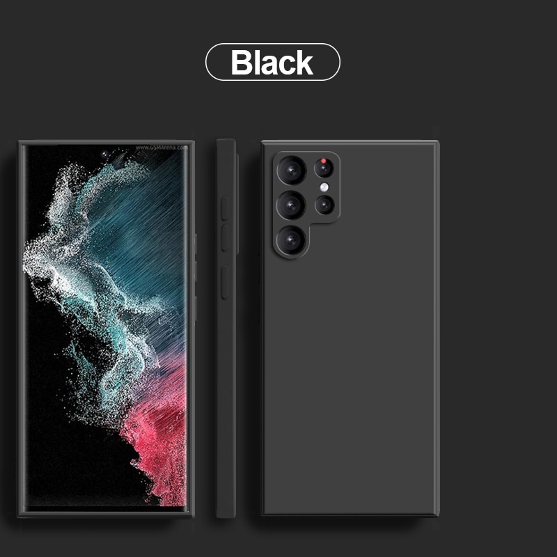 Square Liquid Silicone Case For Samsung