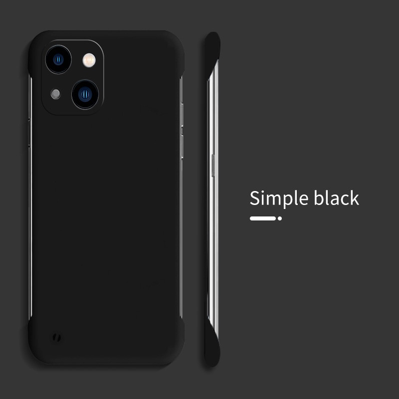 Ultra Thin Hard PC Frameless Case For iPhone