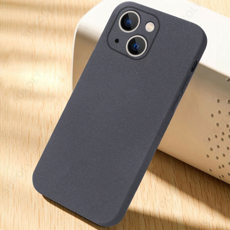 Ultra-Thin Sandstone Matte Case For iPhone
