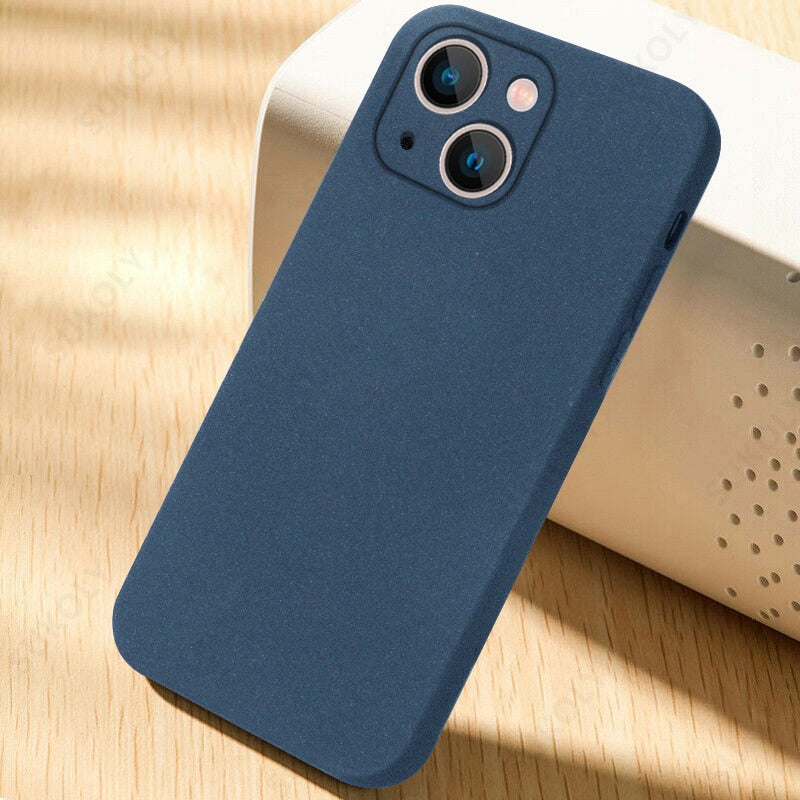 Ultra-Thin Sandstone Matte Case For iPhone