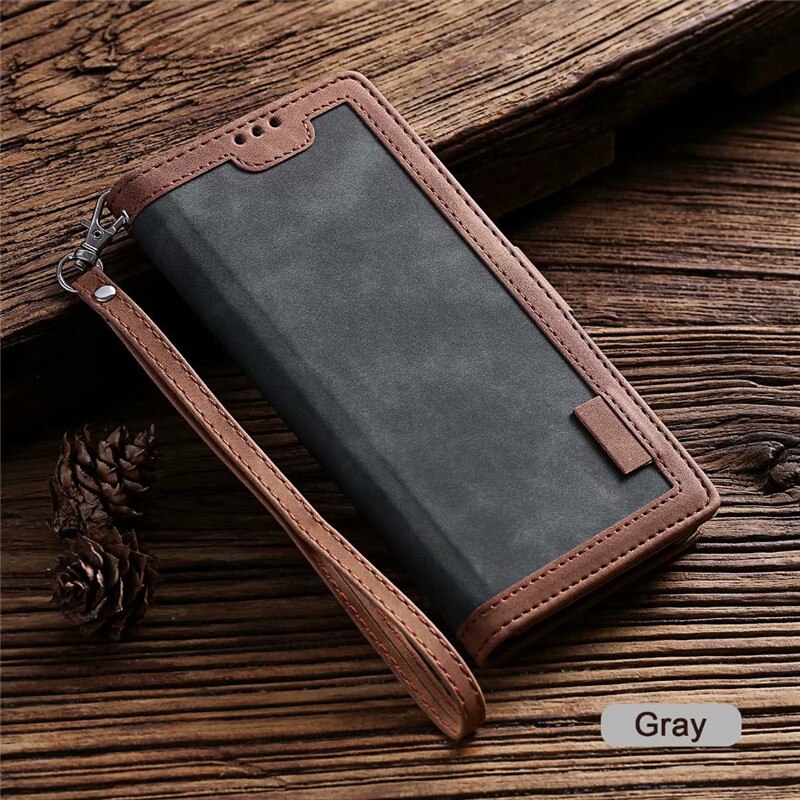 Retro Wallet Flip Leather Case For iPhone