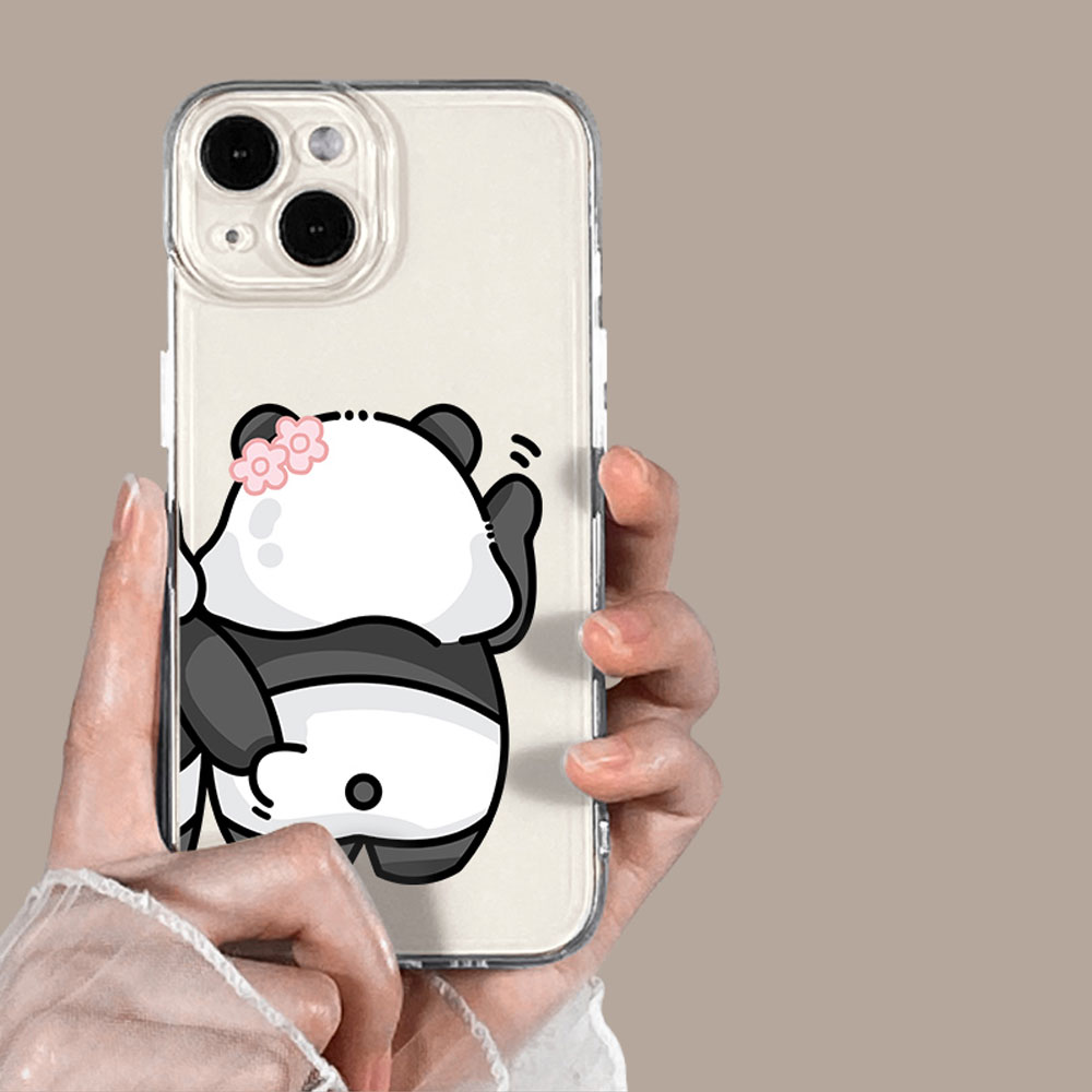 Funny Bear Bunny Couple Case for iPhone