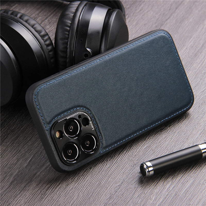 Solid Color Shockproof Metal Case For iPhone