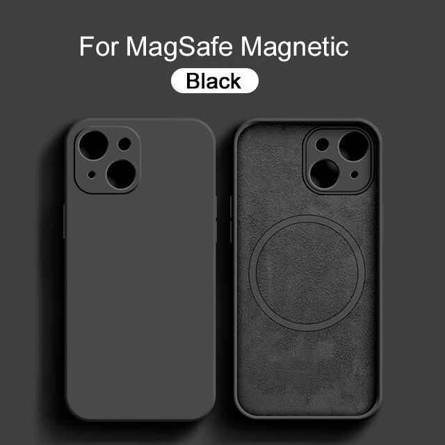 Liquid Silicone Magnetic Case For iPhone