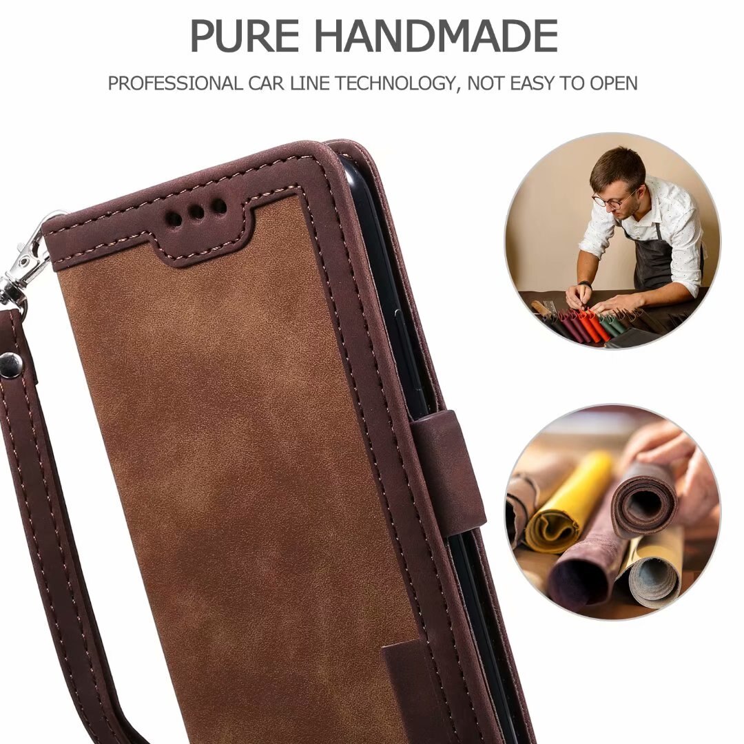 Retro Wallet Flip Leather Case For iPhone