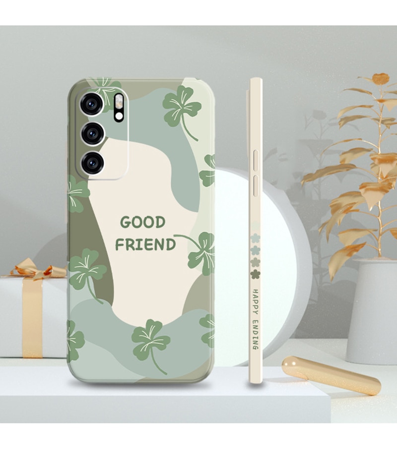 Etui z kreskówkowym kwiatkiem do Samsunga