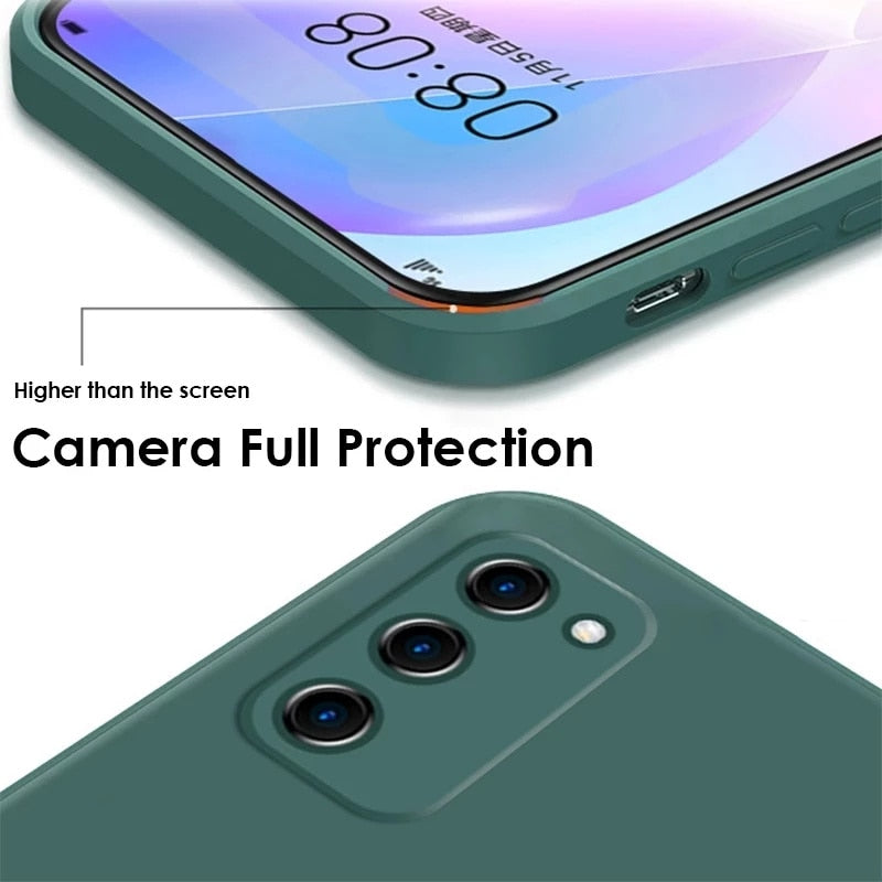 Soft Liquid Silicone Cover Case For Samsung  