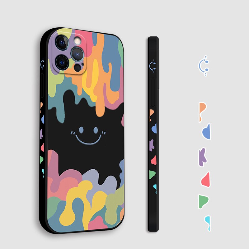 Etui z kreskówkowym kwiatkiem do Samsunga