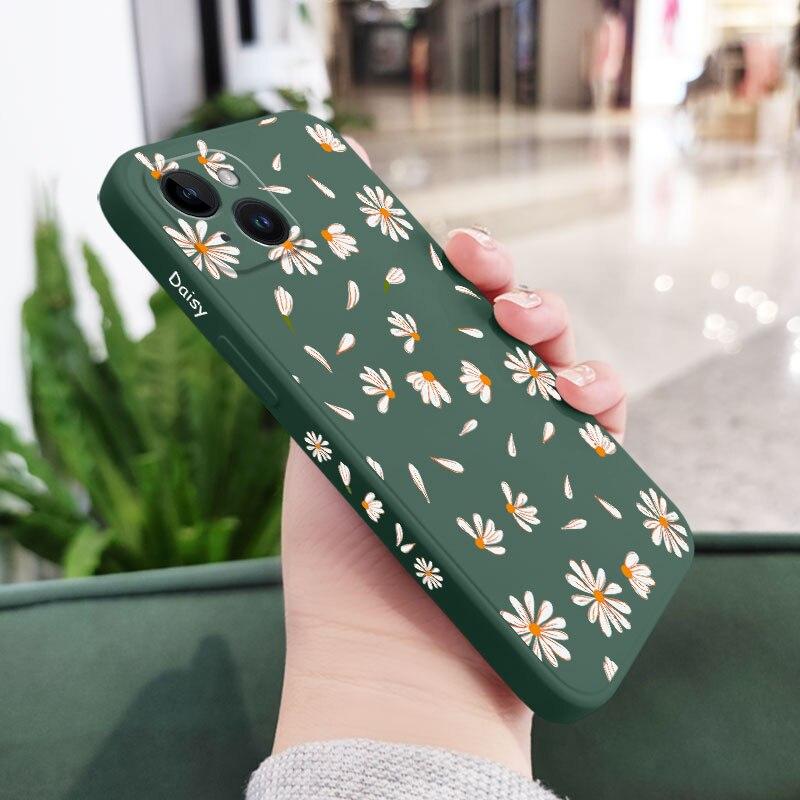 Daisy Soft Silicone Case For iPhone