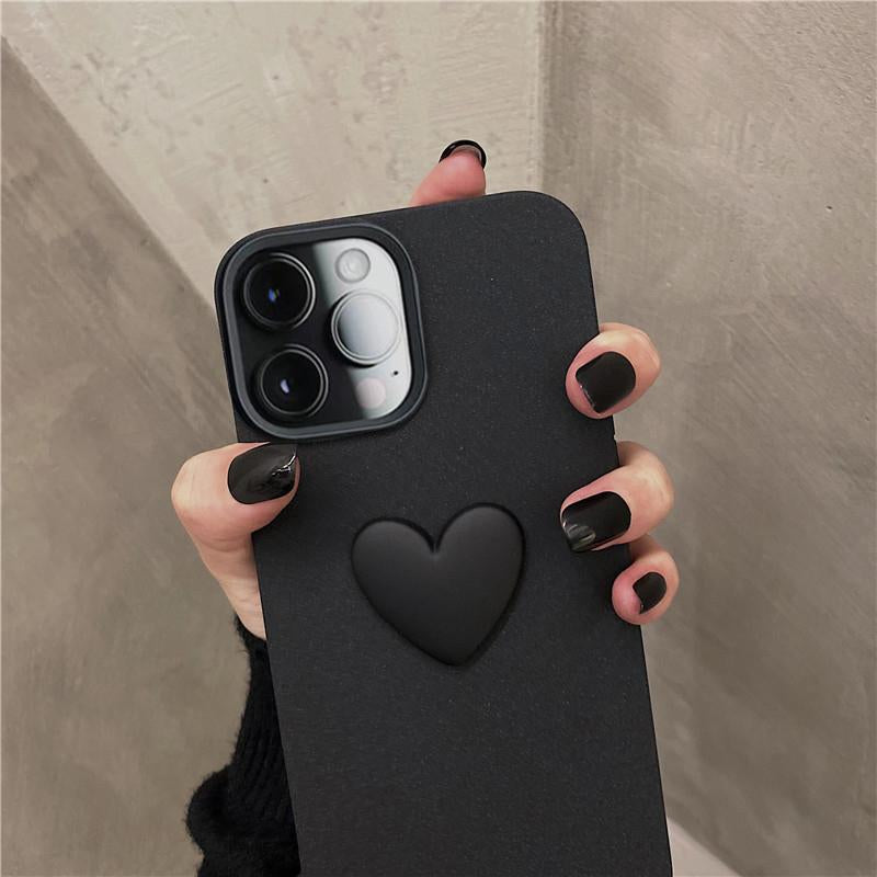 Love Heart Soft Case Wrist Strap For Samsung