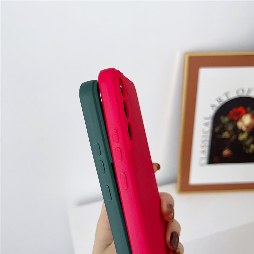 Crossbody Strap Lanyard Liquid Silicone Case For Samsung