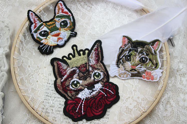 Embroidery Kitty DIY Sticker Accessories EA0022-Lace Fabric Shop