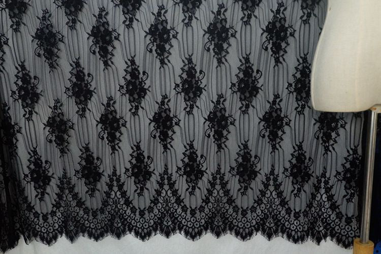 3D Chantilly Lace Width 150 cm CHL0035-Lace Fabric Shop