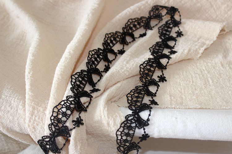 Bow Tie Hollow Lace Trim Width 2-4 cm LT0363-Lace Fabric Shop