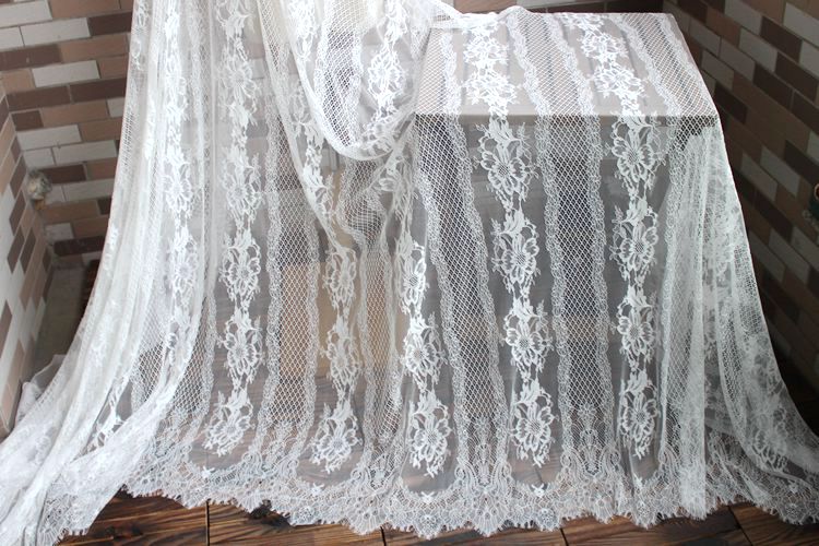 Hollow Chantilly Lace Fabric Width 150 cm CHL0121-Lace Fabric Shop
