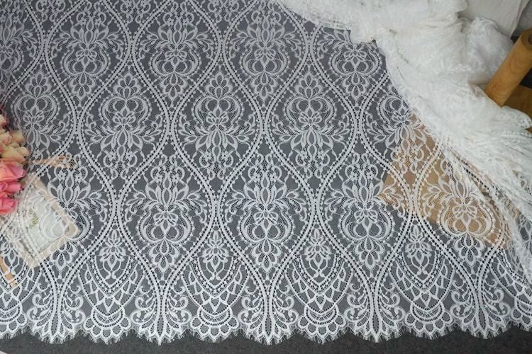 Hem Guipure Lace Material Width 150 cm GL0075-Lace Fabric Shop