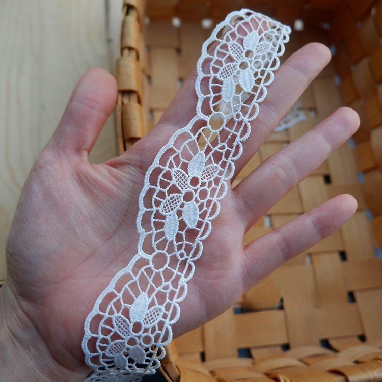 Guipure Lace Trims Width 2-4 cm LT0176-Lace Fabric Shop