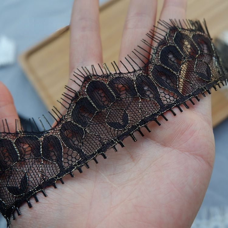 Cuff Lace Trim Material Width 4-10 cm LT0236-Lace Fabric Shop