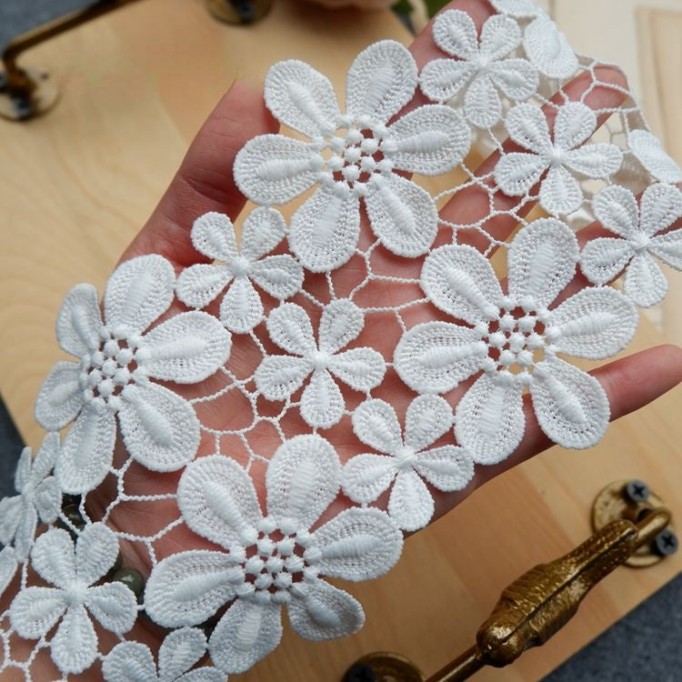 3D Lace Trim Fabric Floral Decoration LT0167-Lace Fabric Shop