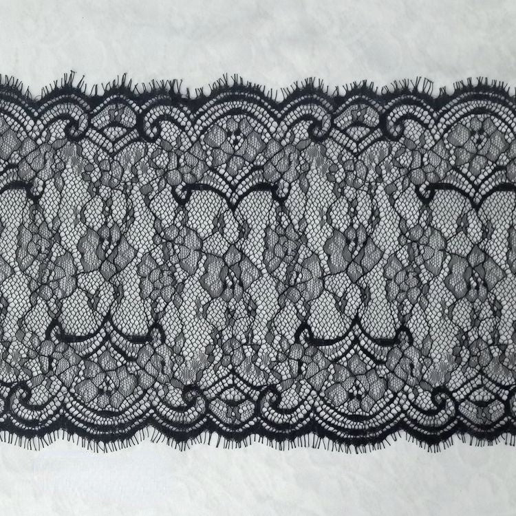 Chantilly Lace Trim Width 18-28 cm LT0050-Lace Fabric Shop