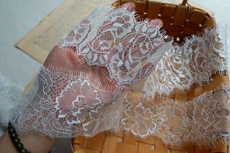 Eyelash Lace Trim Fabric Width 9 cm LT0206-Lace Fabric Shop