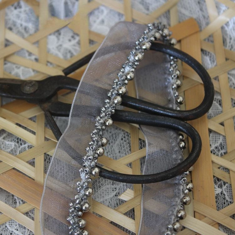 Colorful Beaded Lace Trim Mesh Belt BT0103-Lace Fabric Shop