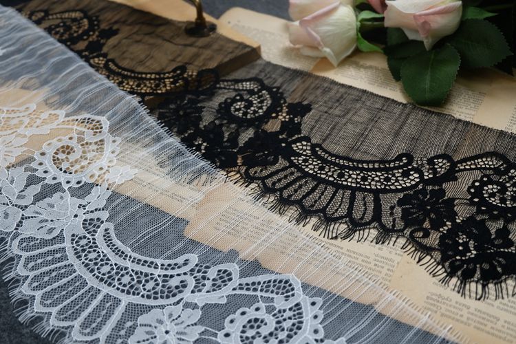 DIY Veil Lace Trim Fabric Width 16 cm LT0293-Lace Fabric Shop