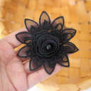 2#Black 8cm 1 Flower