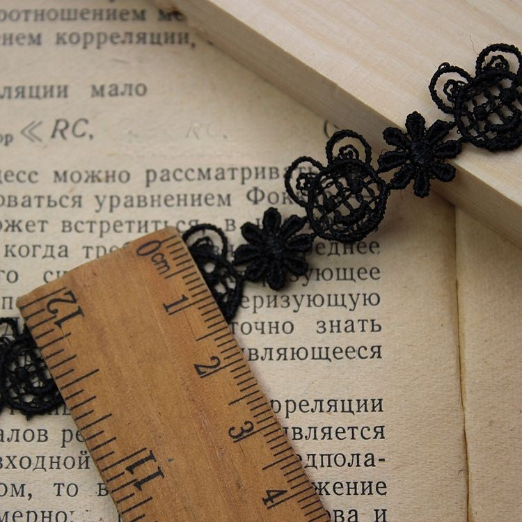 3D Lace Trim Width 1-2 cm LT0069-Lace Fabric Shop