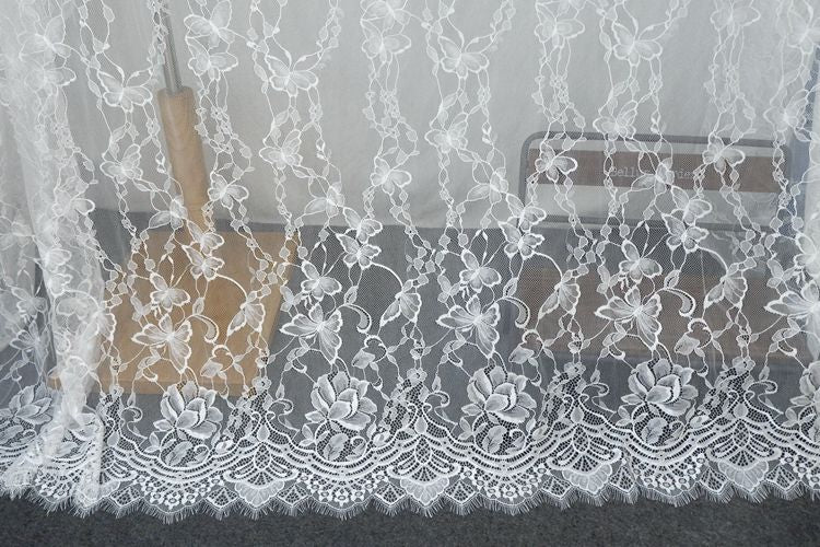 Butterfly Guipure Lace Width 150 cm GL0042-Lace Fabric Shop
