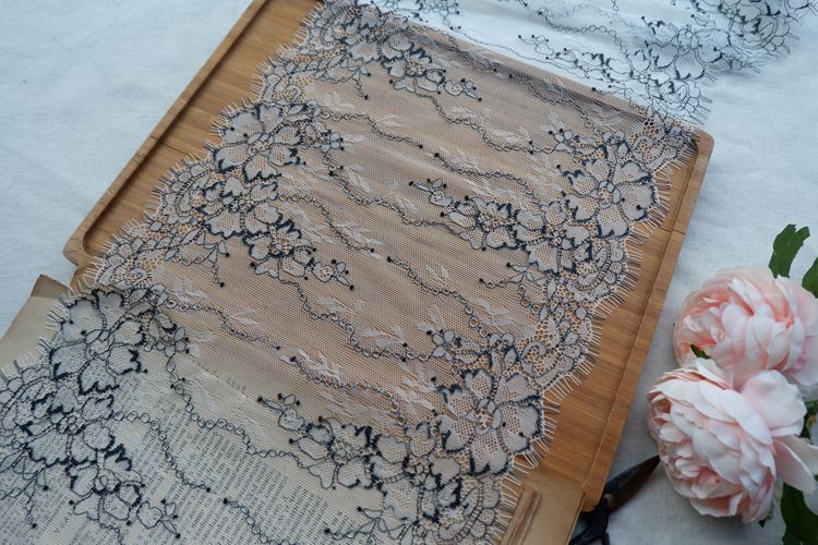 Lace Trim Width 11-25 cm LT0074-Lace Fabric Shop