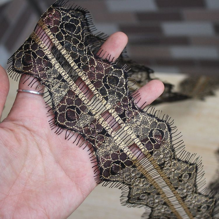 Eyelash Chantilly Lace Trims Width 3-9 cm LT0327-Lace Fabric Shop