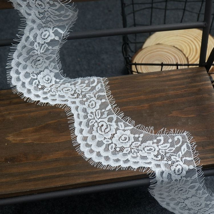 Lace Trim Fabrics Width 8-9 cm LT0086-Lace Fabric Shop