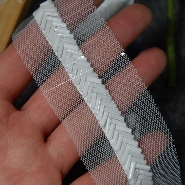Ribbon Beaded Lace Trims Fabric BT0023-Lace Fabric Shop
