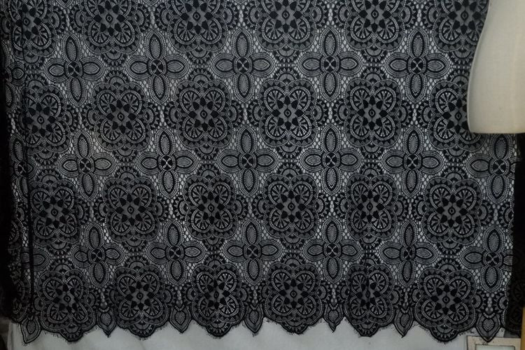 Floral Guipure Lace Width 150cm GL0011-Lace Fabric Shop