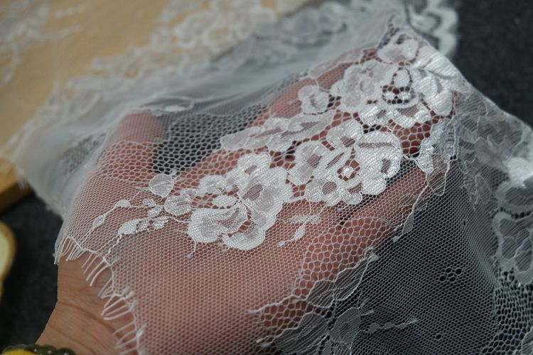 Shine Lace Materials Trim Width 25 cm LT0295-Lace Fabric Shop