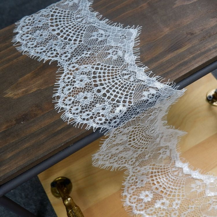 Hollow Chantilly Lace Trims Width 6-10 cm LT0288-Lace Fabric Shop