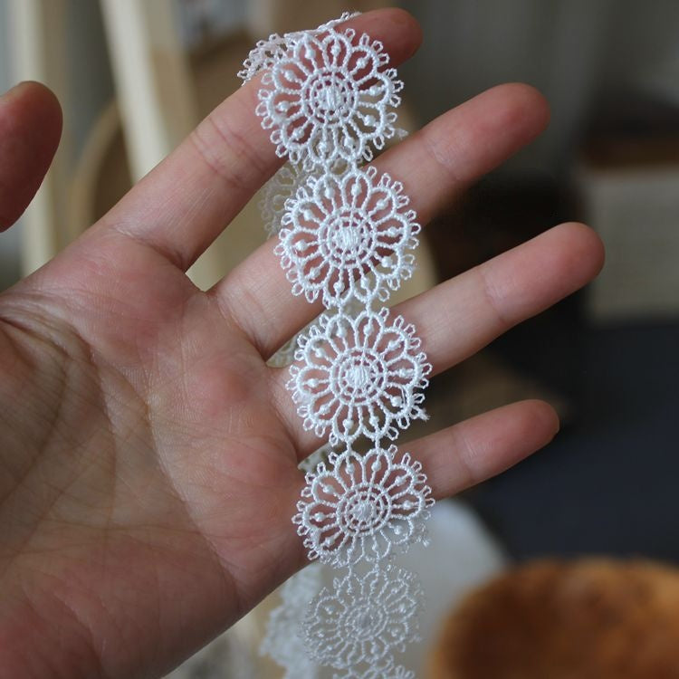 Bridal Belt Lace Trim Fabric Width 2 cm LT0301-Lace Fabric Shop