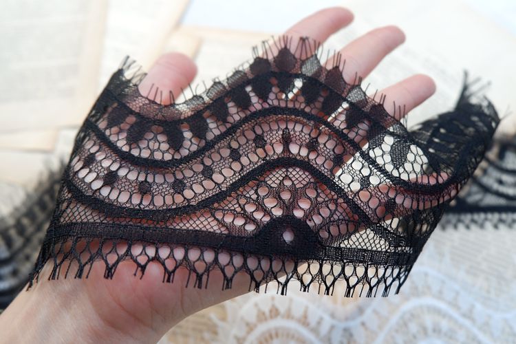 3D Lace Trim Fabric Width 10-21 cm LT0207-Lace Fabric Shop