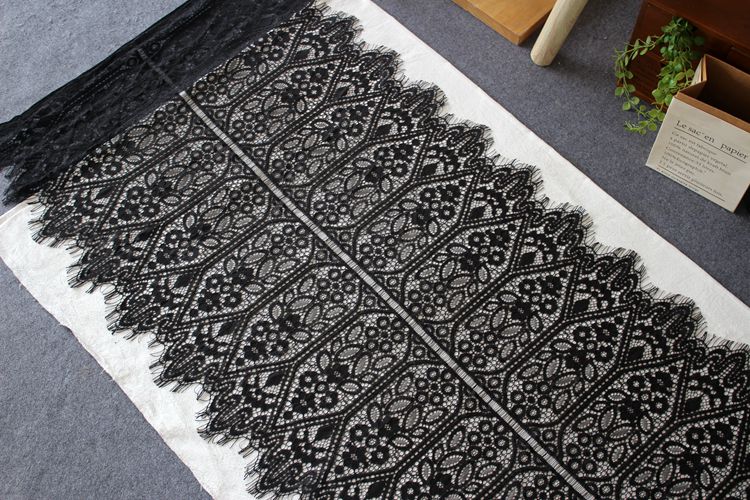 Eyelash Guipure Lace Material Width 60 cm GL0093-Lace Fabric Shop