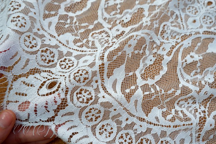 Colors Lace Trimming Width 33 cm CL0040-Lace Fabric Shop