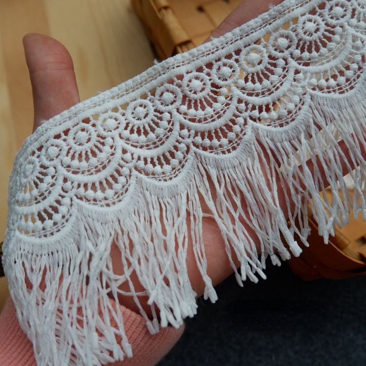 Tassel Lace Trims Width 4-10 cm LT0162-Lace Fabric Shop