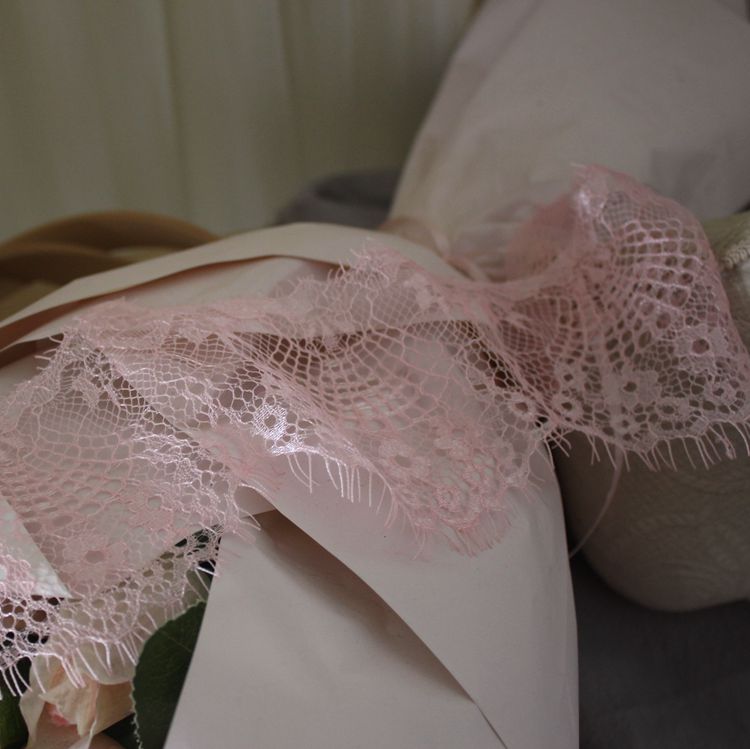 Chantilly Color Lace Width 10 cm CL0001-Lace Fabric Shop